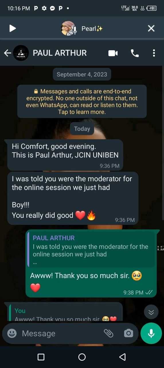 Hosting testimonial