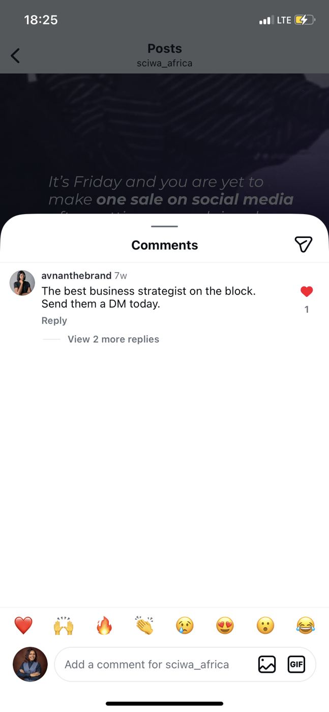 SCIWA testimonial